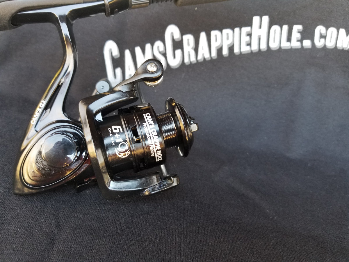 Cam's 7(BB)The Raven [BlackBird] Xtralite 6'2 ft. Rod & Reel Spinning –  Cam's CRAPPIE HOLE TACKLE & APPAREL