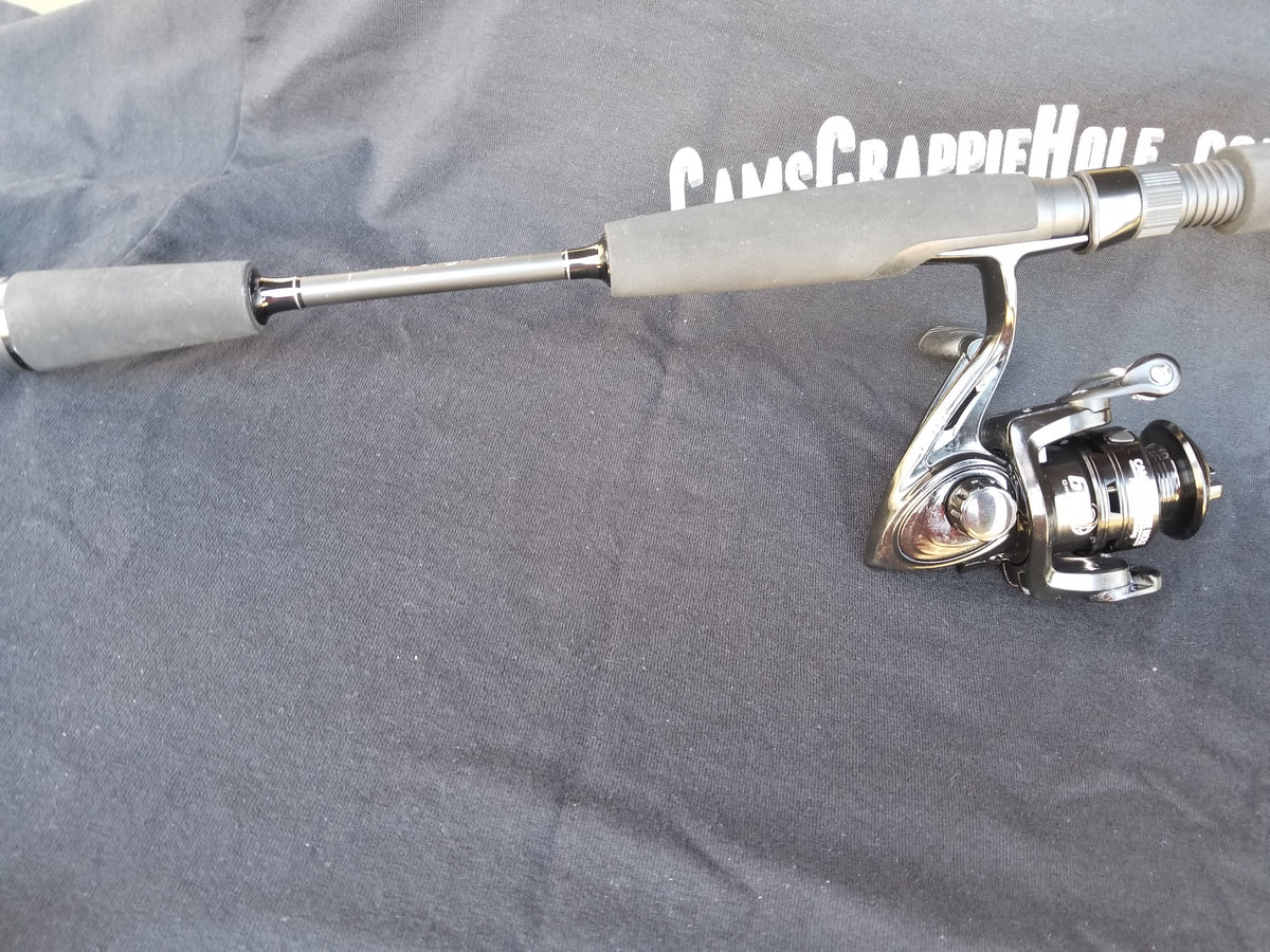 Cam's 7(BB)The Raven [BlackBird] Xtralite 6'2 ft. Rod & Reel Spinning –  Cam's CRAPPIE HOLE TACKLE & APPAREL