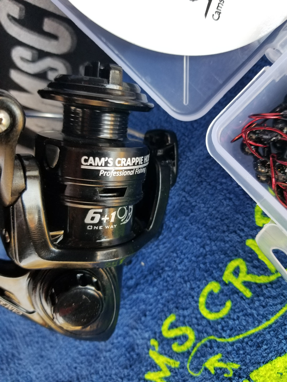 Cam's The Raven Complete 6ft. [BlackBird] Xtralite 7 (BB) Ball Bearing Reel Curly Tail Combo Special