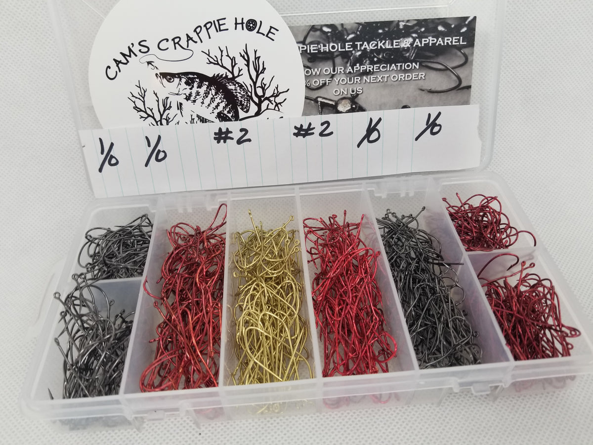 Cam's 240ct Fresh Water Specialty Crappie And Panfish Hook Kit