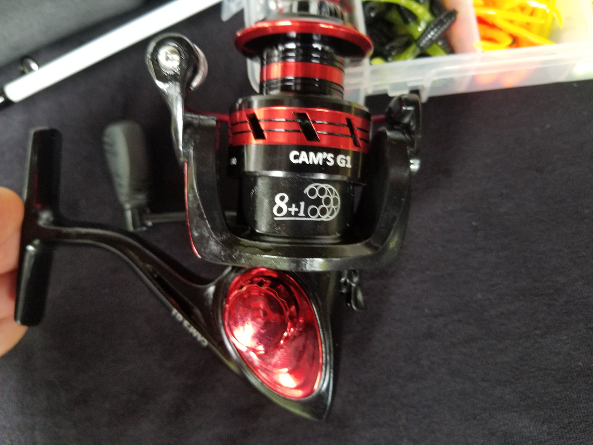 Cam's 9ft Yaannk Stick Combo Rod and Reel  1.5" Stinger Kit