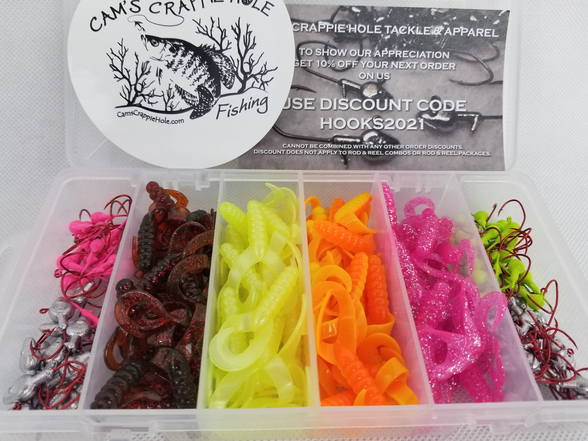 Cam's Double Tailed Shad Assortment Complete Package Kit (3)