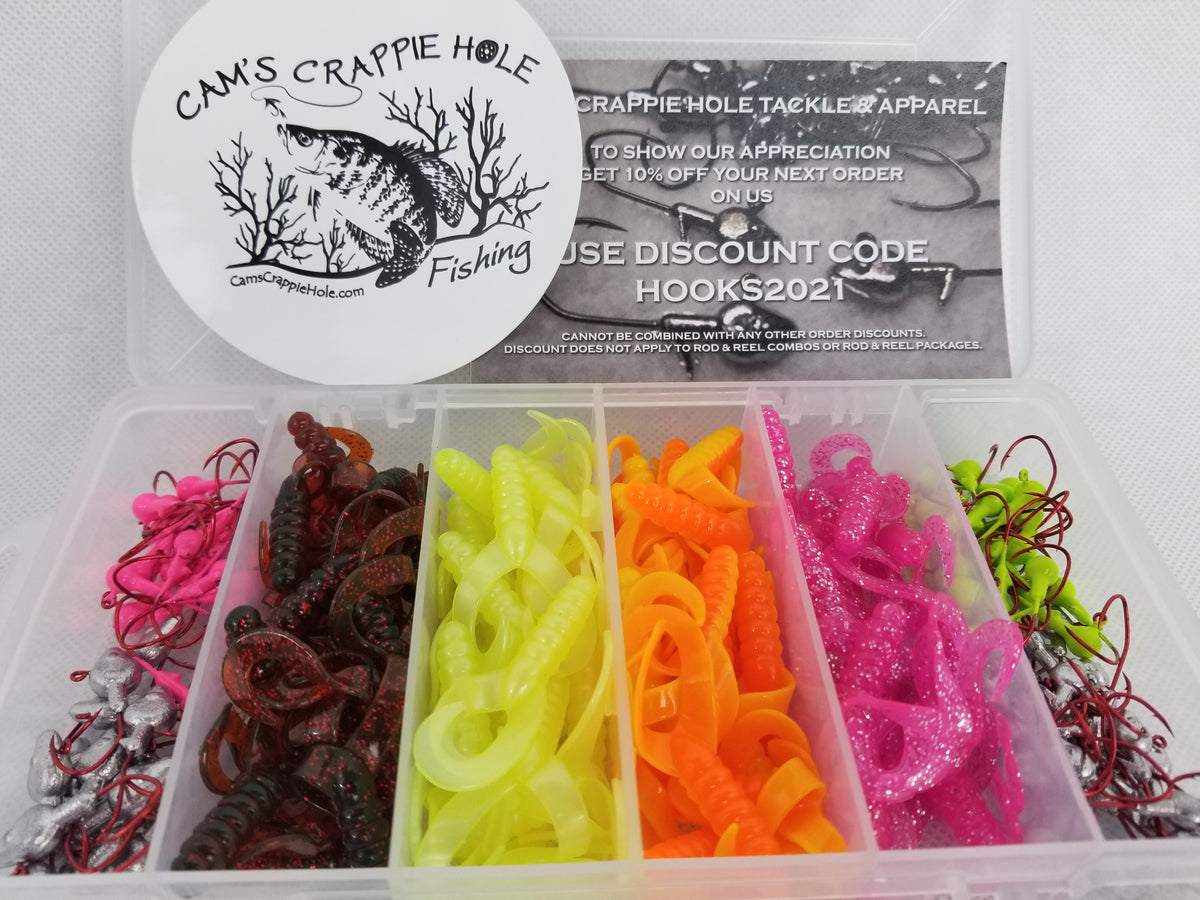 Cam's Double Tailed Shad Assortment Complete Package Kit (3)
