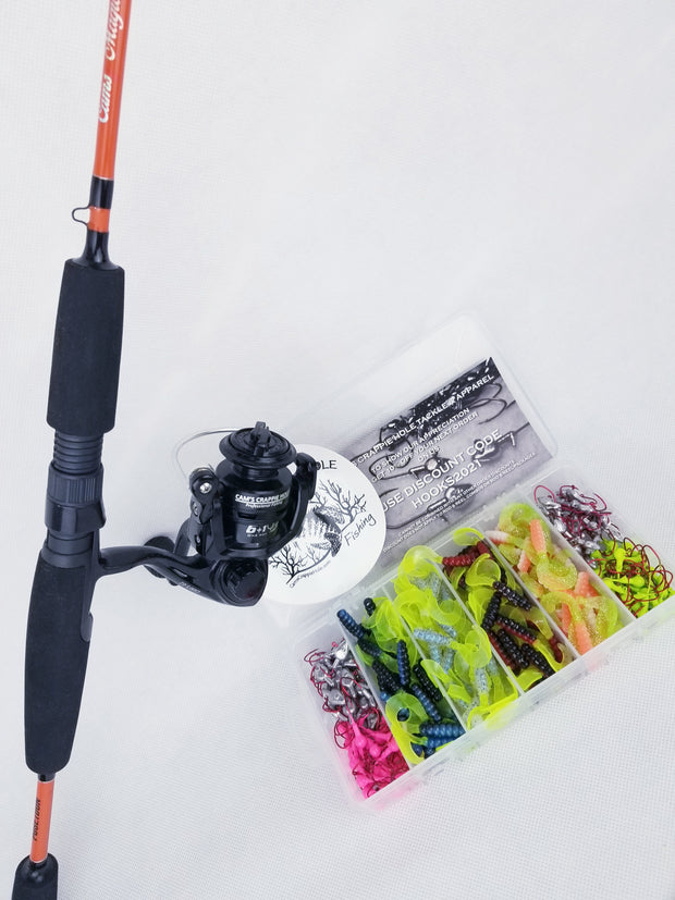 abu garcia fletcher shryock baitcasting combo Cam's "ORANGE POSEIDON"6'0 Complete Combo Blow Out Kit Special – Cam's CRAPPIE HOLE TACKLE & APPAREL