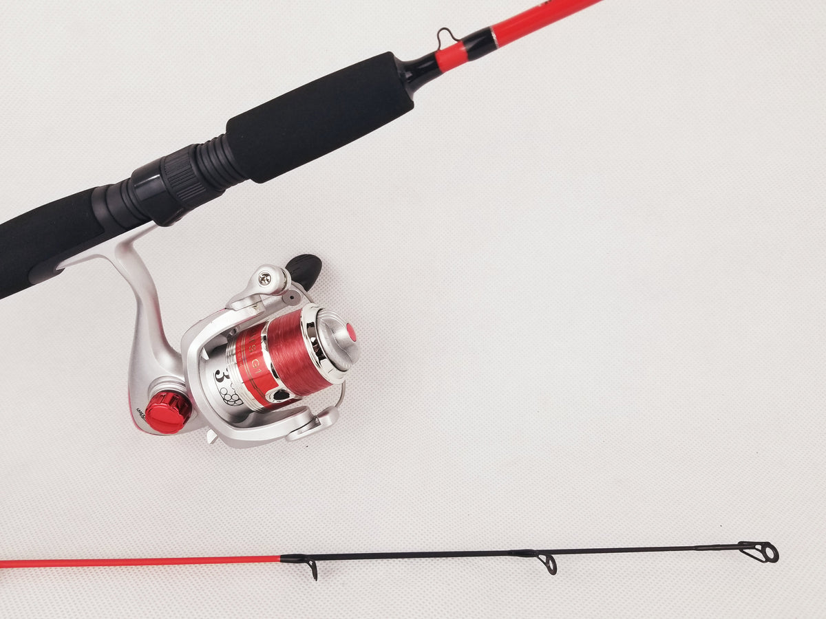 Master 6'6'' Spinning Combo Rod Red/Blue/White - Shop Fishing at H-E-B