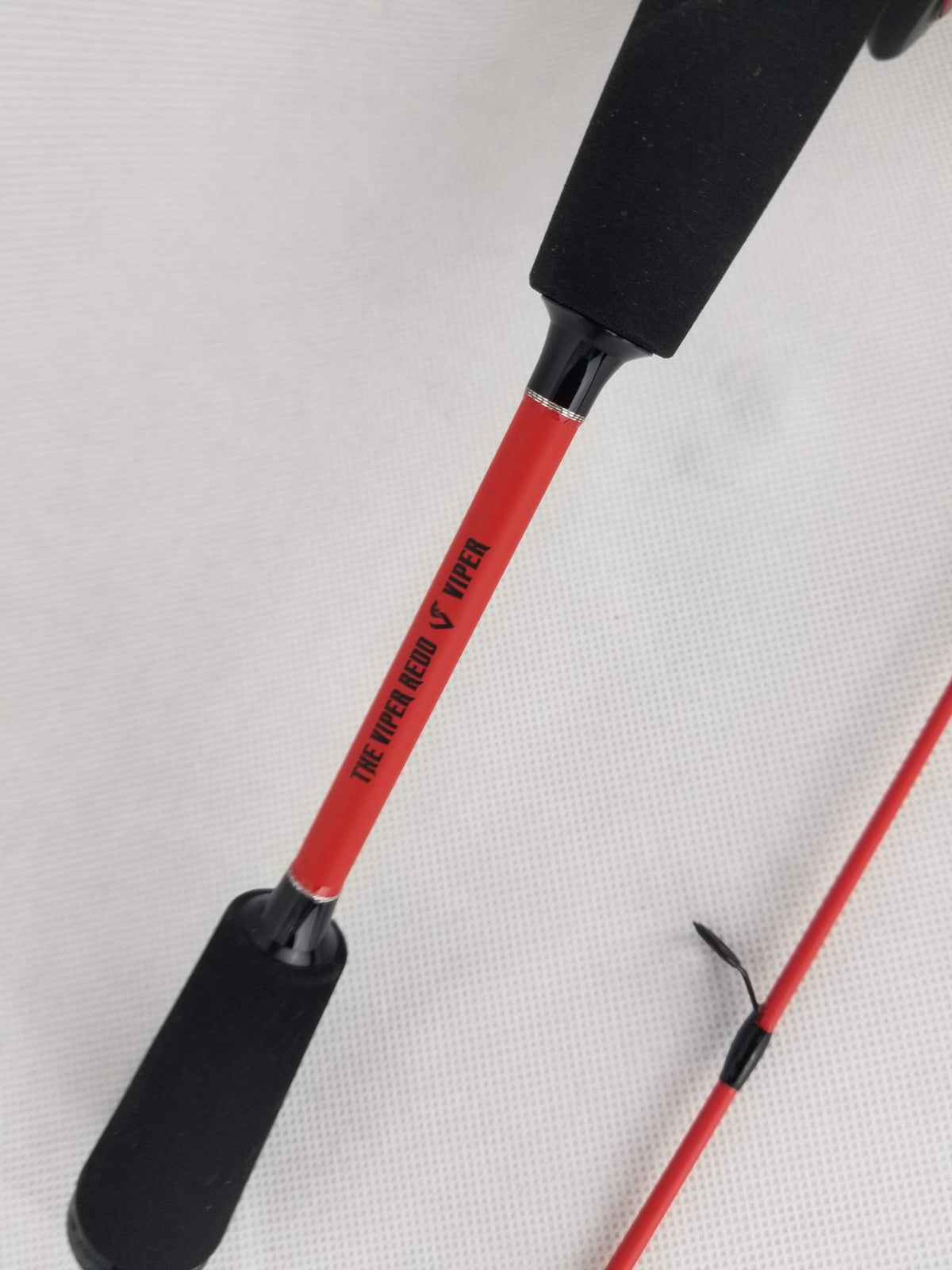 The Viper Redd 6'6" Ft  Carbon Fiber xtralite Rod and Reel Combo Kit