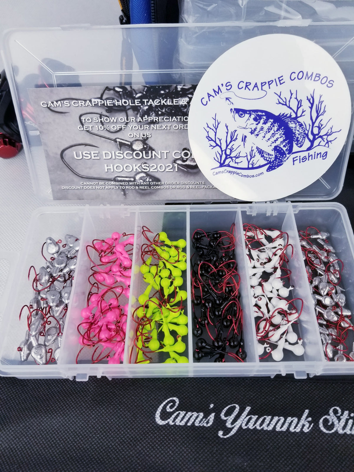 Cam's Complete Stinger Shad Starter Assortment Package Kit – Cam's CRAPPIE  HOLE TACKLE & APPAREL
