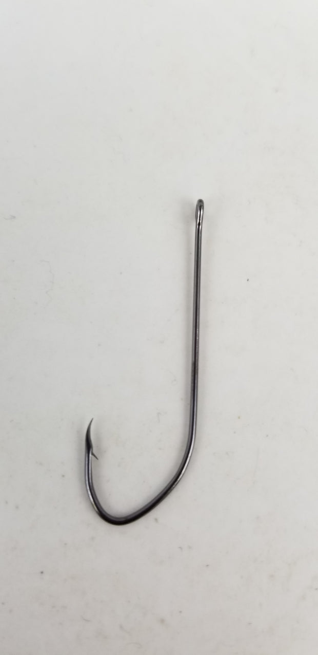 20 pc 1/0 Cam's Nasty Bend Minnow "Platinum Black" Hooks