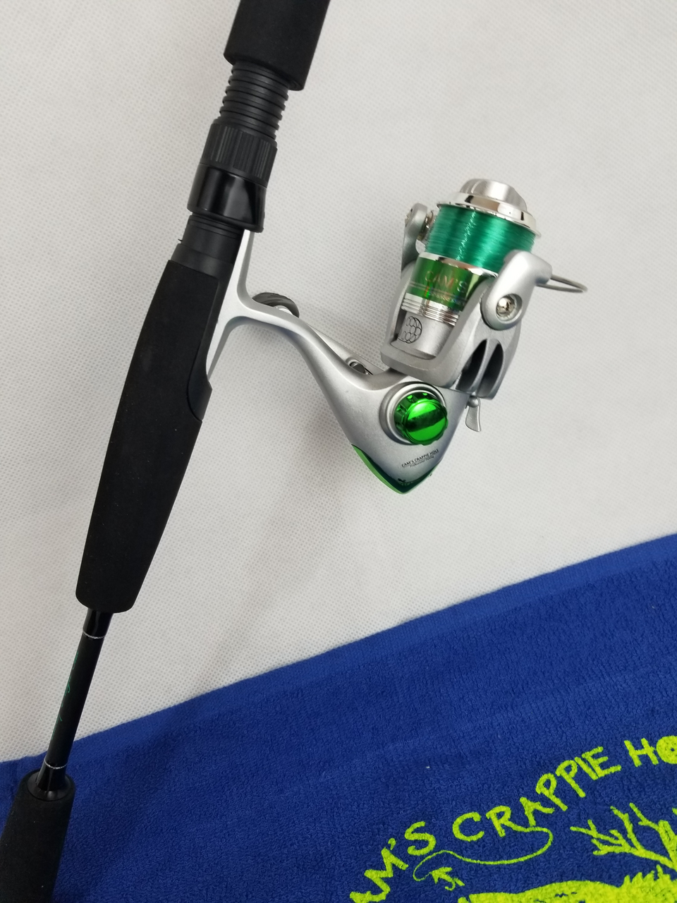 Cam's Emerald Split EVA Grip 3 (bb) 6' Crappie Spinning Combo