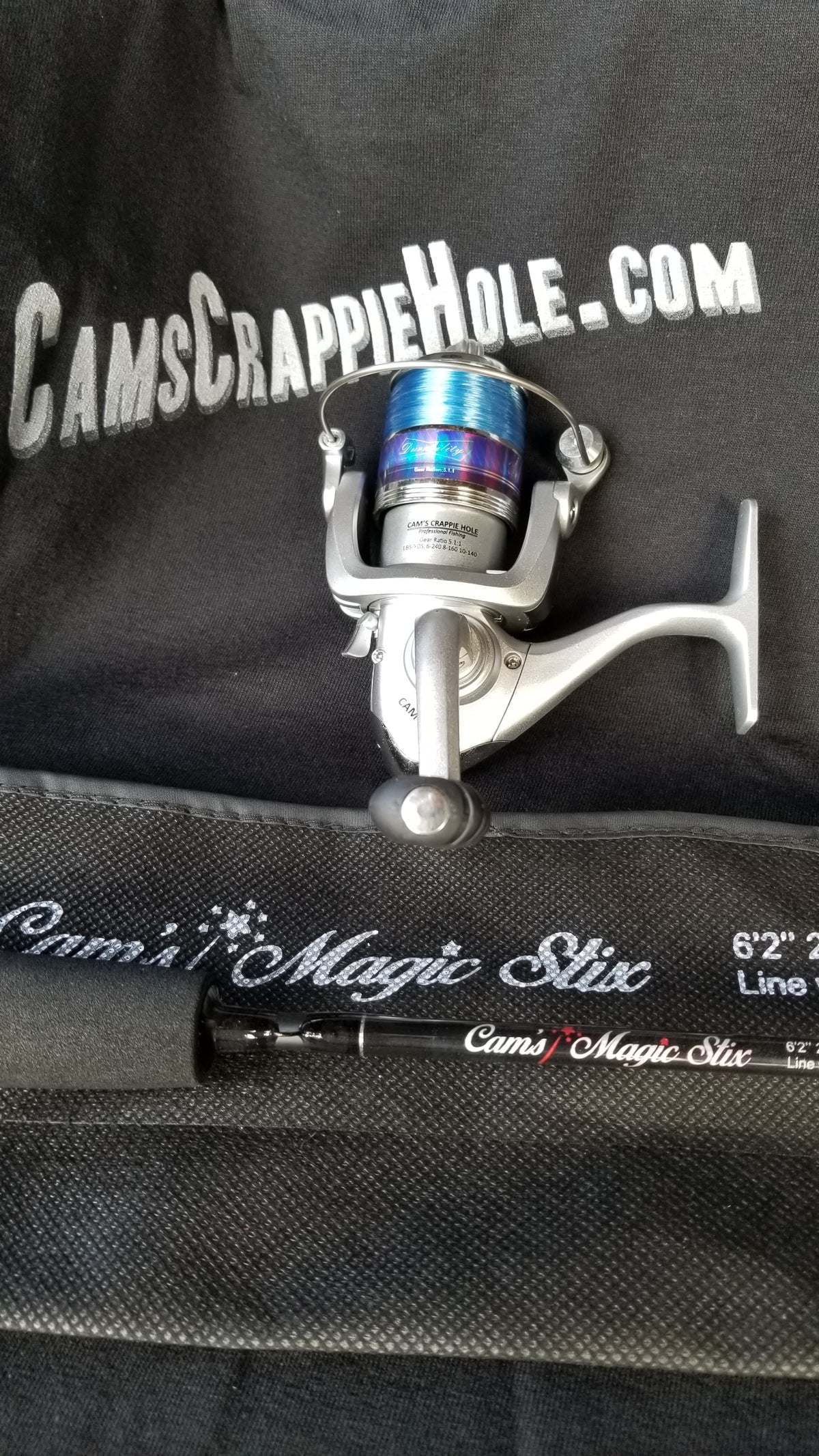Cam's Magic Stik 6'2" (3) BB Spinning Combo