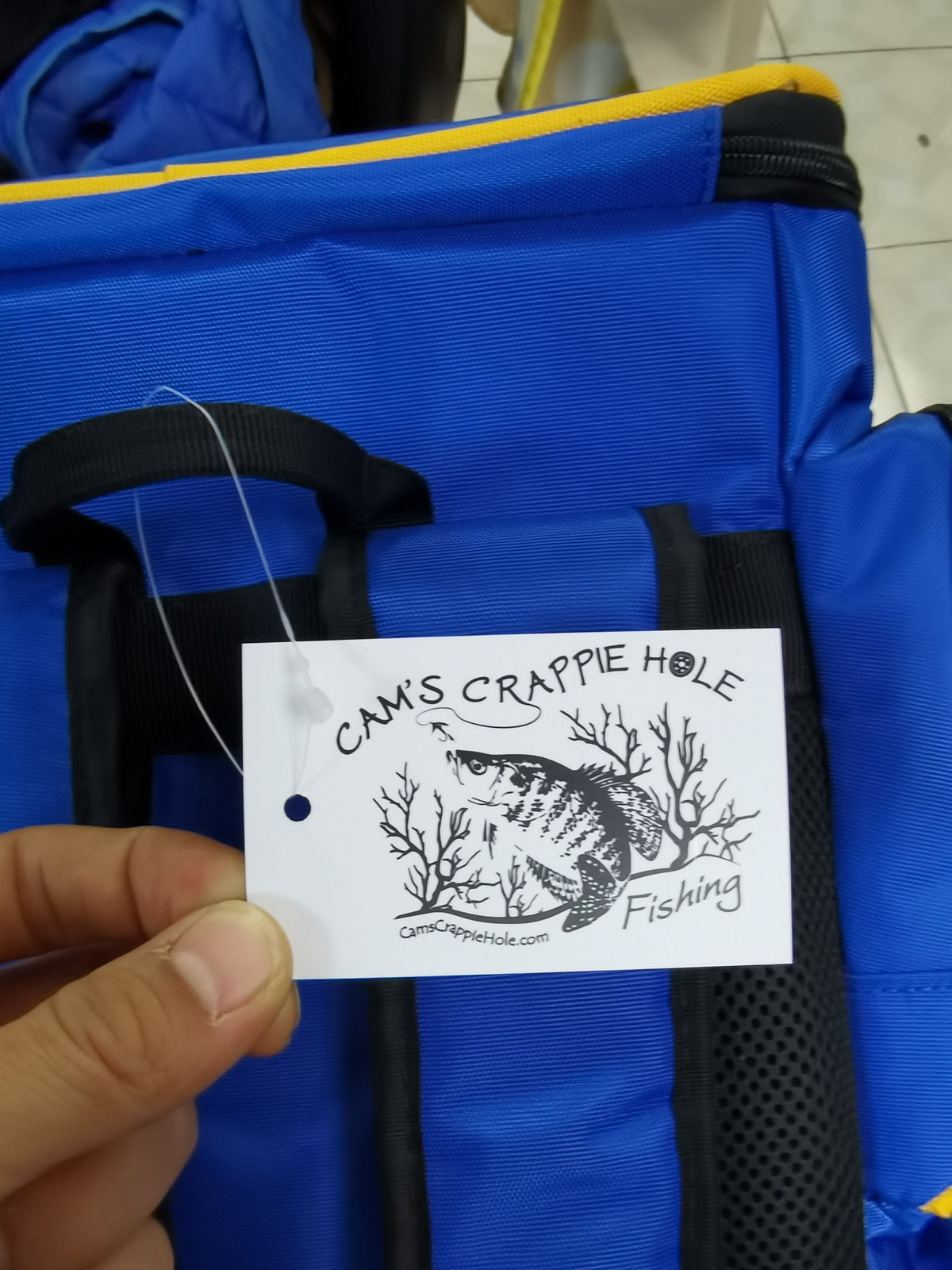 crappie tackle bag Cam's Crappie Hole Water Resistant Backpack Tackle Box