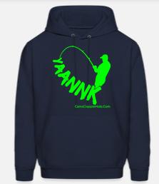 Yaannk Stik Blue/Green Neon Hoodie