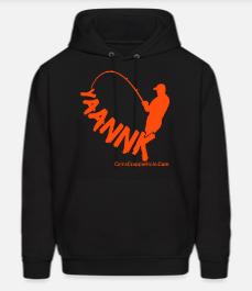 Yaannk Stik Black/Orange Neon Hoodie