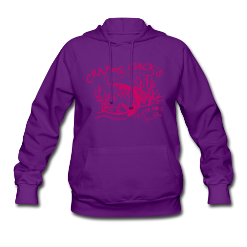 Woman's Purple/Pink "Crappie Chick's" Hoodie