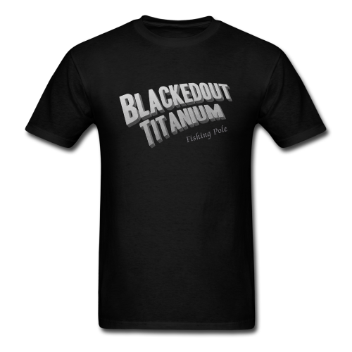 Cam's "Black"Short Sleeve Blacked Out Titanium T-Shirt