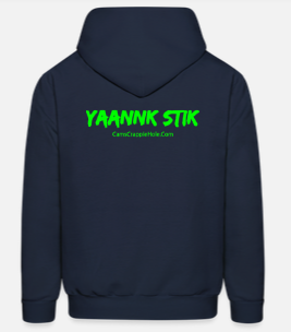 Yaannk Stik Blue/Green Neon Hoodie