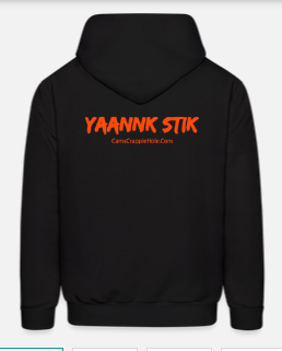 Yaannk Stik Black/Orange Neon Hoodie