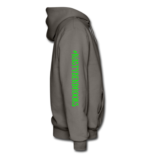 Cam's Graphite Gray/Green "You Can Read This" Hoodie
