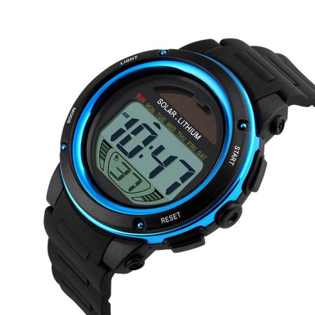 NEW Cam's Multifunction Sports Watch 50M Water Resistance Digital LED Backlight Wrist Watch (All Black Only In Stock Now!!)