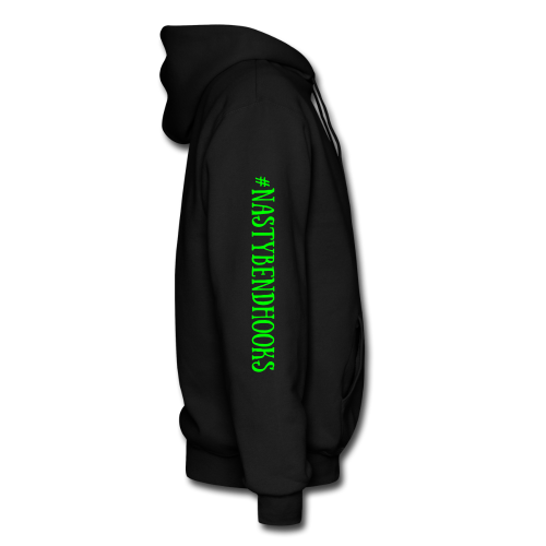 Cam's Black/Green " If You Can Read This" Hoodie