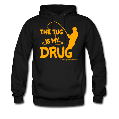 Black and Orange "Tug Is My Drug" Hoodie