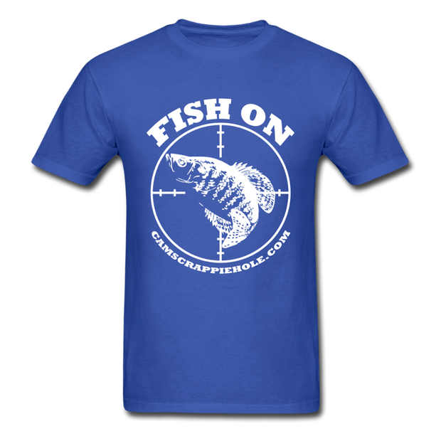 "Royal Blue" Short Sleeve  "FISH ON" T-Shirt