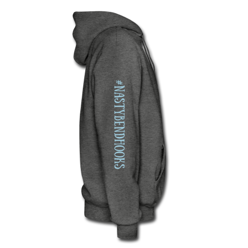 Cam's Graphite Gray/Turquoise "If You Can Read This" Hoodie