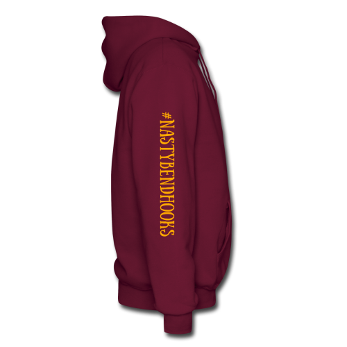Cam's Maroon/Orange " If You Can Read This" Hoodie