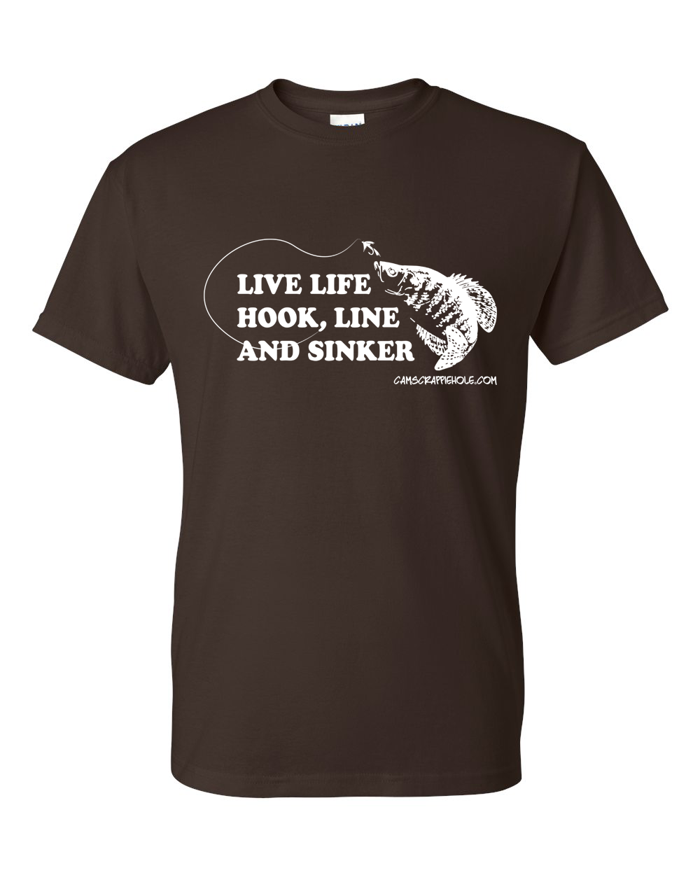 Cam's "Chocolate" Live Life Short Sleeve T-Shirt