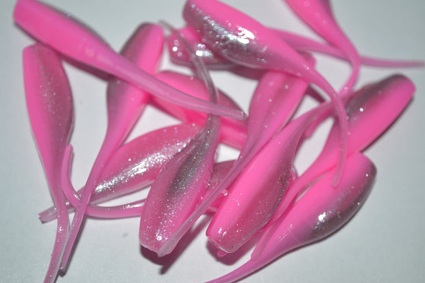 Cam's 35 pc 2" Stinger Shad Pink Panther