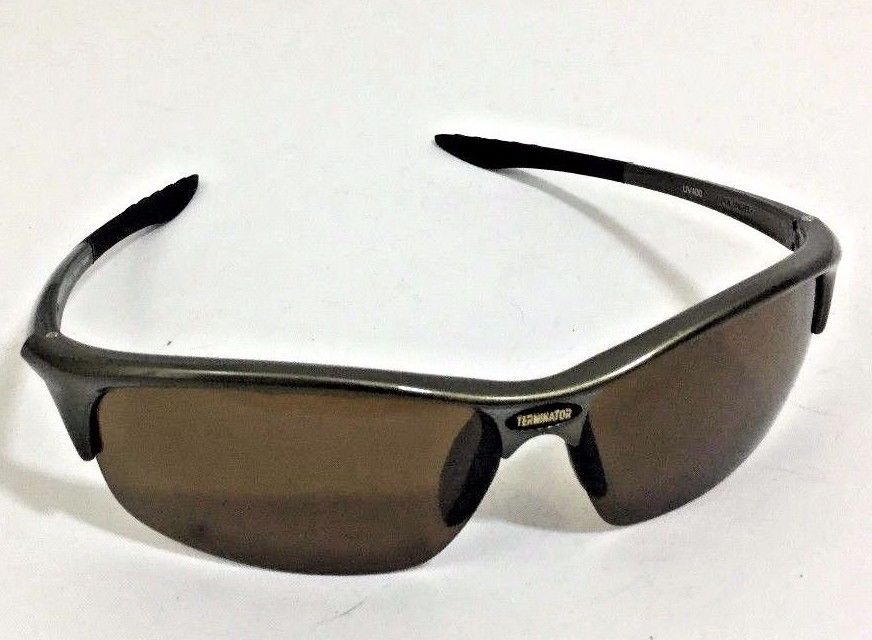 New Cam's Men's Polarized Tan & Amber Sunglasses Fishing Outdoor Sports Eyewear Glasses