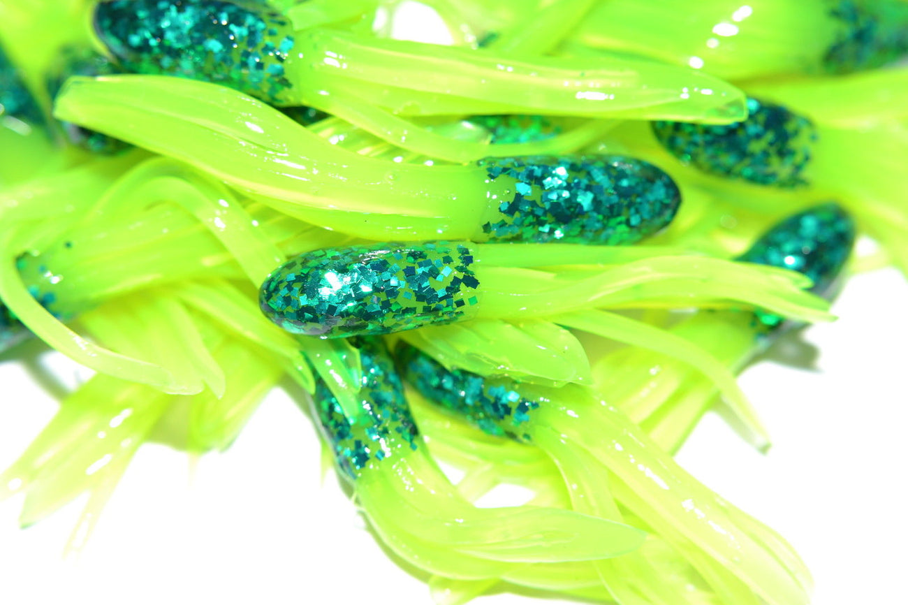 Cam's 35 pc Kryptonite (Muddy Water) Shad 1.5" Tube Crappie Soft Jigs