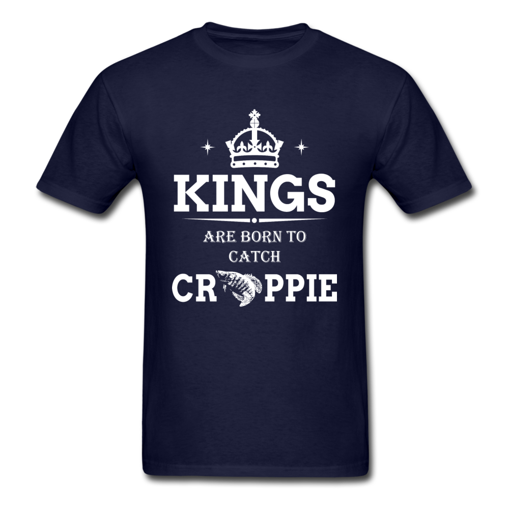 Men's "Kings Are Born" Navy Blue Short Sleeve T-Shirt