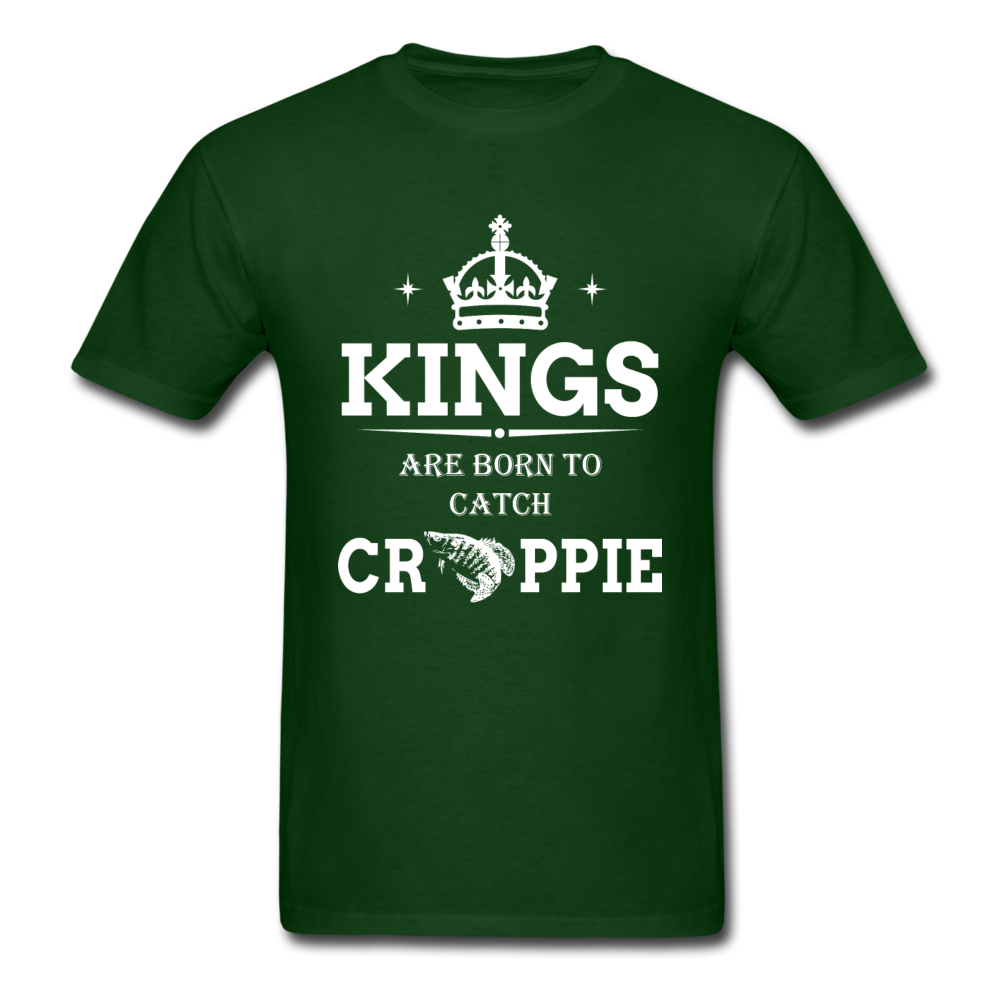 Men's "Kings Are Born" Forrest Green Short Sleeve T-Shirt