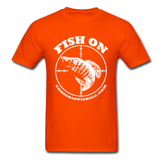 "Orange"Short Sleeve "Fish On" T-Shirt