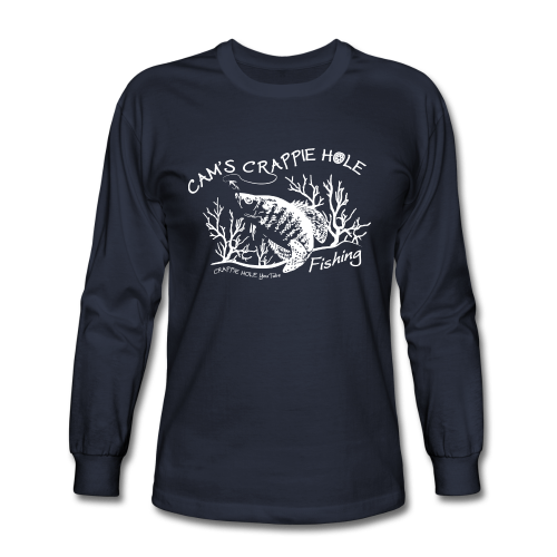"Cams Crappie Hole" Long Sleeve Comes In 4 Different Colors