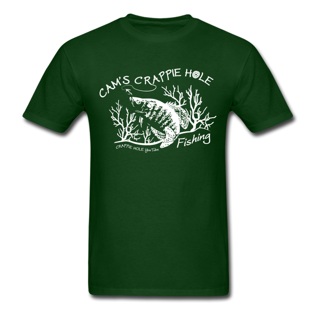 "Forrest Green" Short Sleeve Crappie Hole T-Shirt