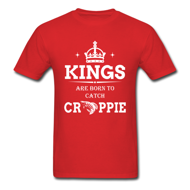 Men's "Kings Are Born" Red Short Sleeve T-Shirt