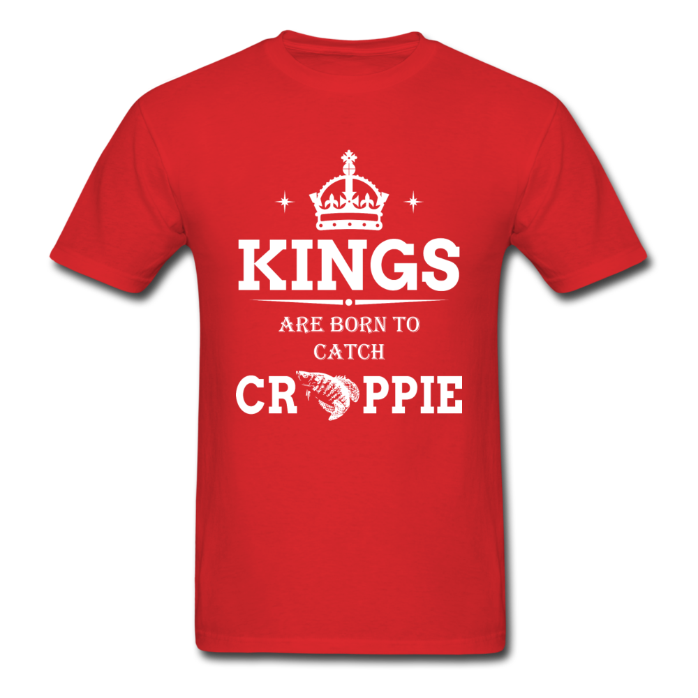 Men's "Kings Are Born" Red Short Sleeve T-Shirt